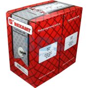Кабель FTP REXANT, 4 пары, Кат.5е, 24AWG, бухта 305м медь