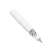 Кабель коаксиальный RG-6U, CCS/Al/Al (64%), 75 Ом, 100м., белый  NET.ON