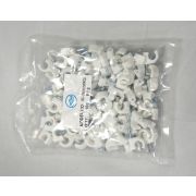 Крепеж  RG-59/RG-6  (1уп. 100шт., клипса+каленный гвоздь под бетон)
