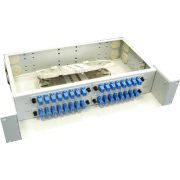 Оптический кросс стоечный FC/APC(SM), 2U,19