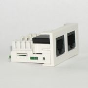 Розетка RJ-45 + RJ-12 / Dr.HD