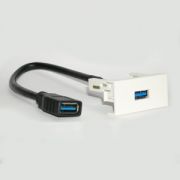 Розетка USB 3.0 с косичкой / Dr.HD
