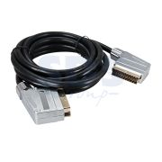 Кабель SCART / SCART 21x21 3 м REXANT gold металл