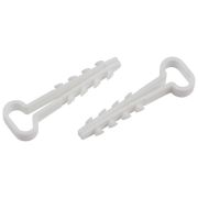 Дюбель-хомут 5-8мм для плоского кабеля NO-224-562 бел. (уп.10шт) Эра Б0066274